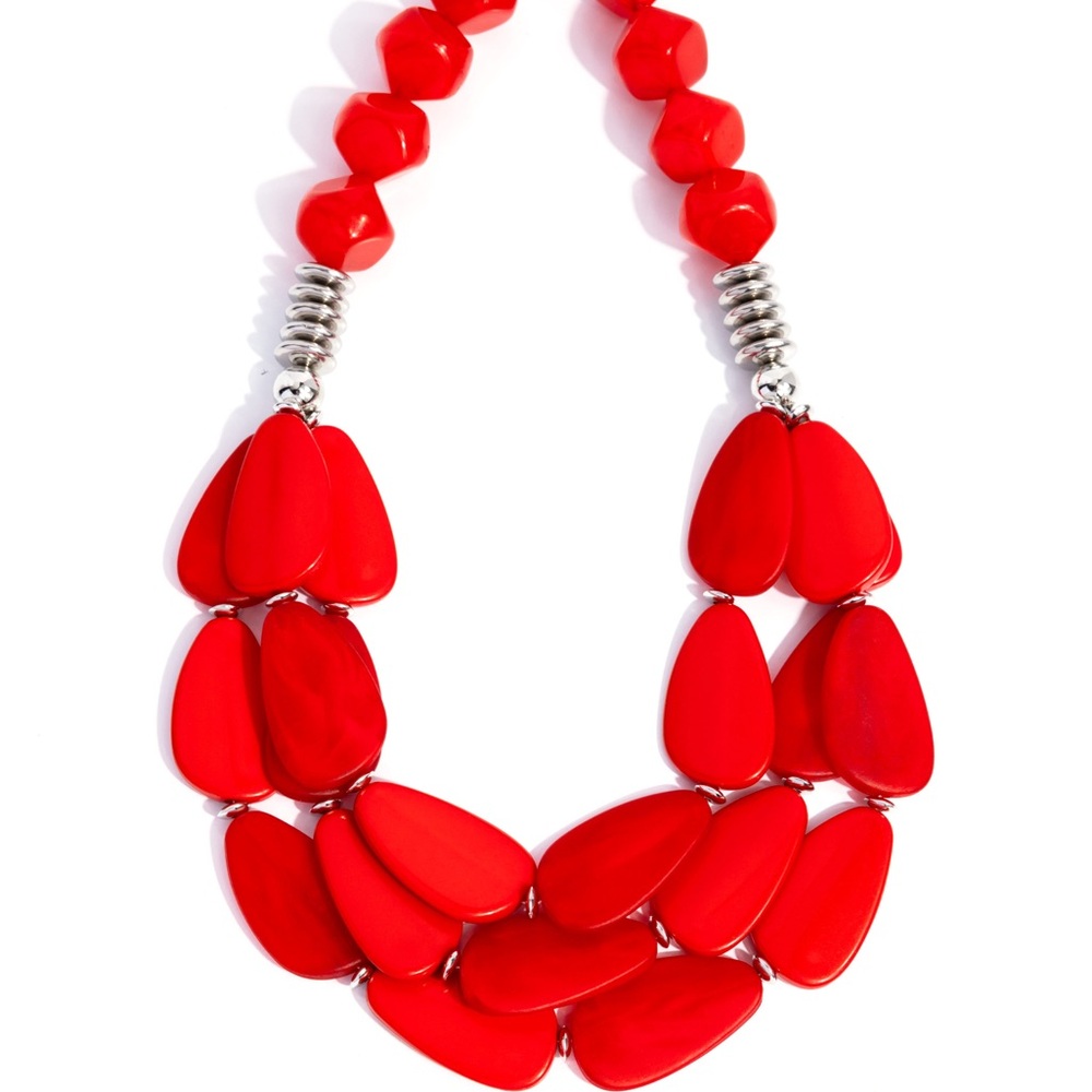 Red Statement Necklace